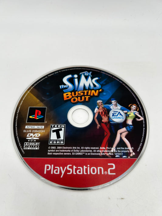 PiXEL-RETRO.COM : SONY PLAYSTATION 2 (PS2) COMPLET CIB BOX MANUAL GAME NTSC THE SIMS BUSTIN' OUT