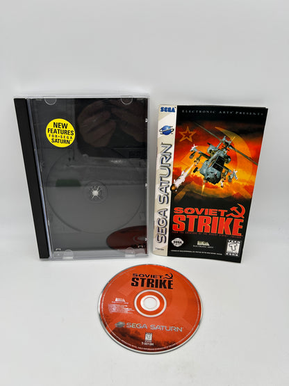 PiXEL-RETRO.COM : SEGA SATURN COMPLETE (CIB) GAME BOX INSTRUCTION MANUAL NTSC SOVIET STRIKE