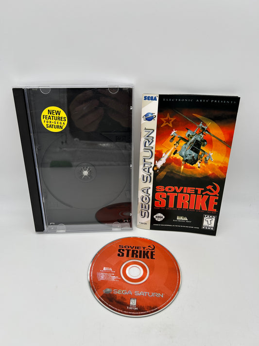 PiXEL-RETRO.COM : SEGA SATURN COMPLETE (CIB) GAME BOX INSTRUCTION MANUAL NTSC SOVIET STRIKE