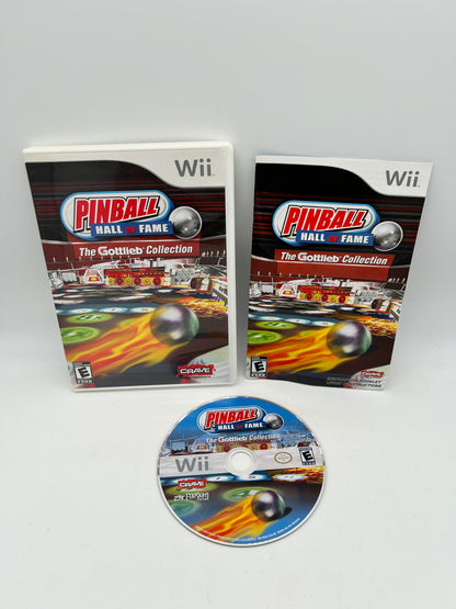 PiXEL-RETRO.COM : NINTENDO WII COMPLET CIB BOX MANUAL GAME NTSC PINBALL HALL OF FAME THE GOTTLIEB COLLECTION