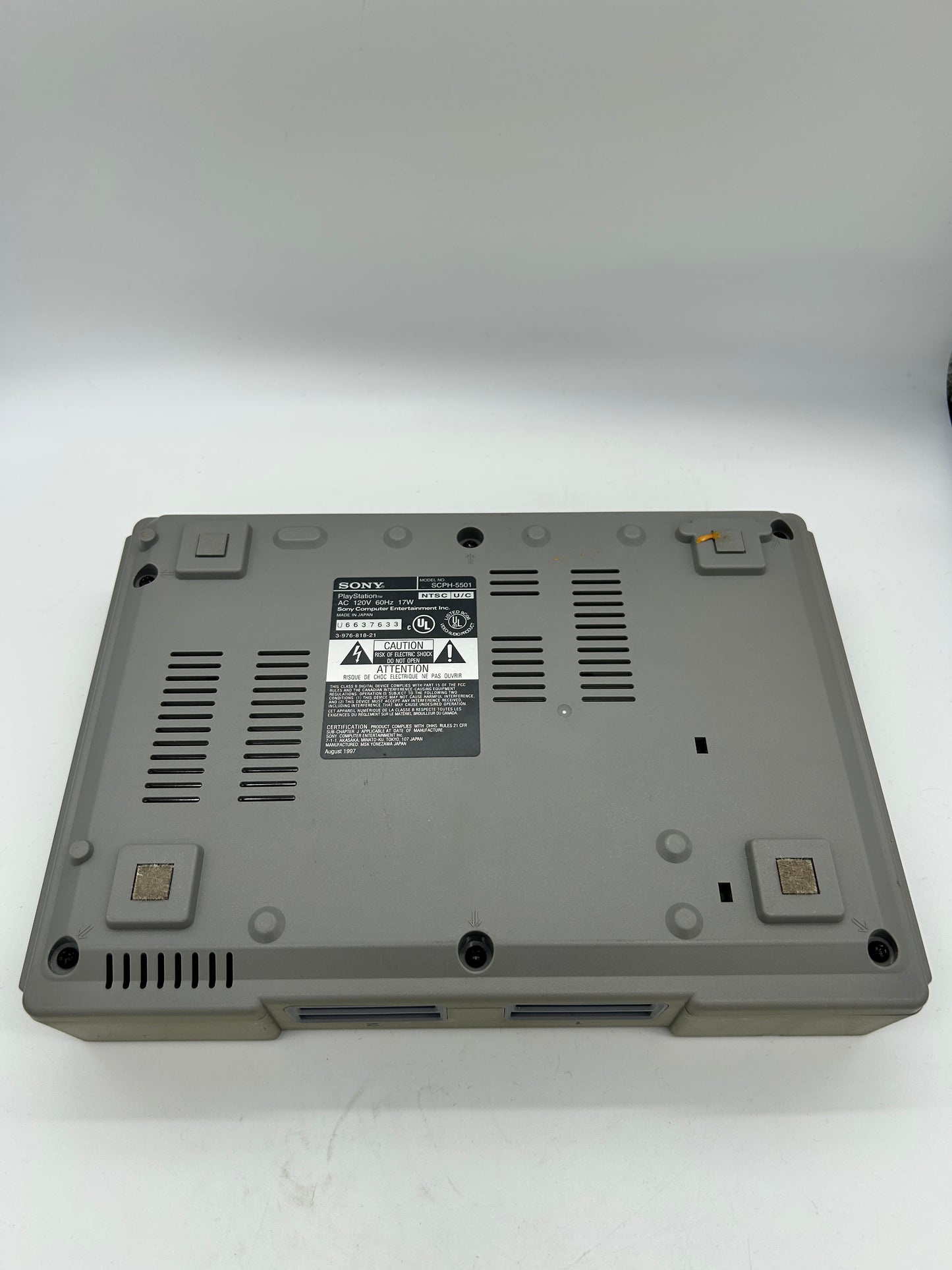 SONY PLAYSTATiON 1 [PS1] CONSOLE | ORIGINAL GRAY | SCPH-5501