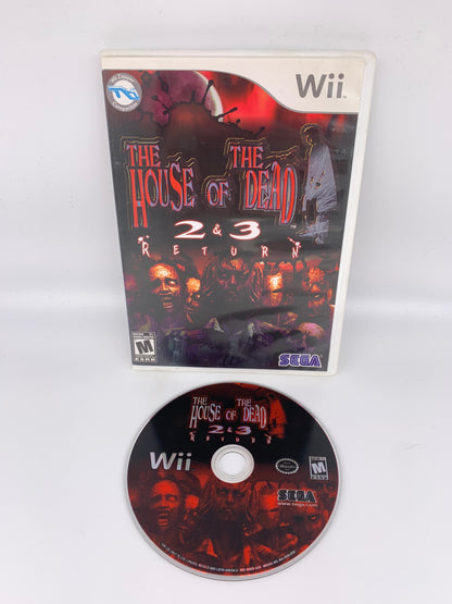 PiXEL-RETRO.COM : NINTENDO WII COMPLET CIB BOX MANUAL GAME NTSC THE HOUSE OF THE DEAD 2 & 3 RETURN