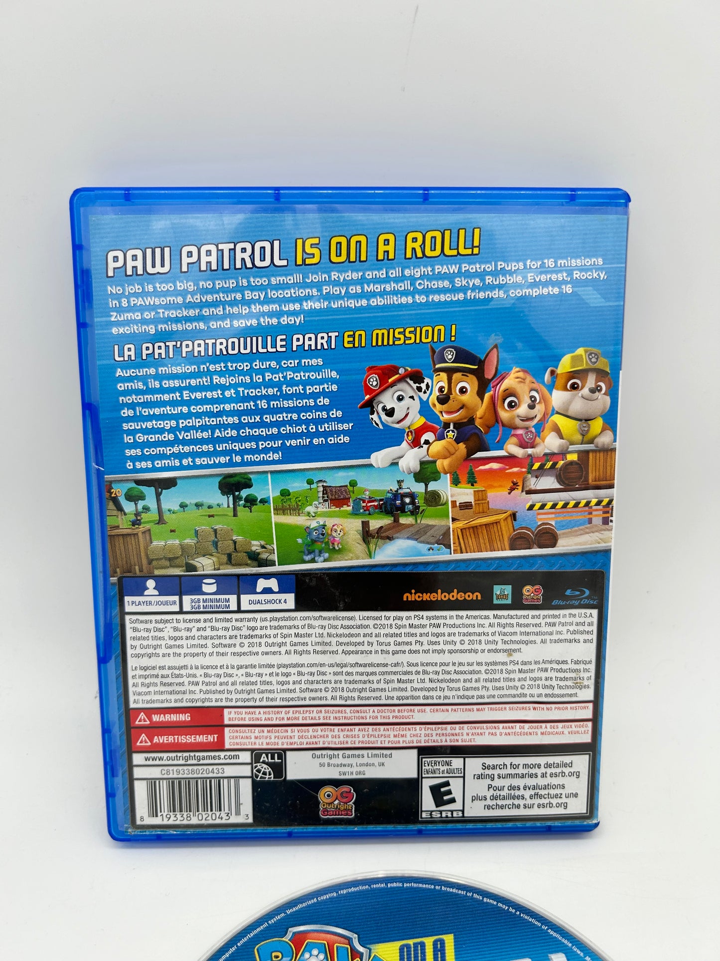 SONY PLAYSTATiON 4 [PS4] | PAW PATROL ON A ROLL