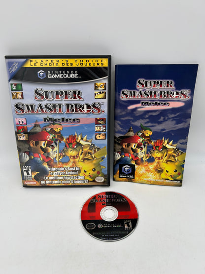 PiXEL-RETRO.COM : NINTENDO GAMECUBE COMPLETE CIB BOX MANUAL GAME NTSC SUPER SMASH BROS. MELEE