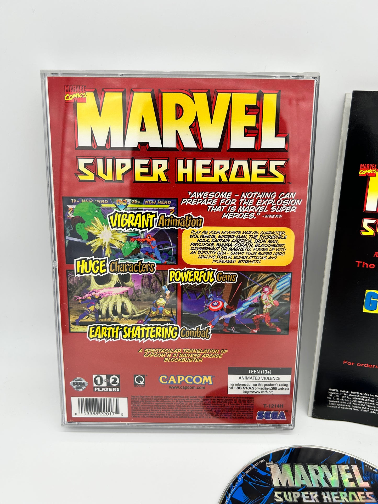 SEGA SATURN | MARVEL SUPER HEROES