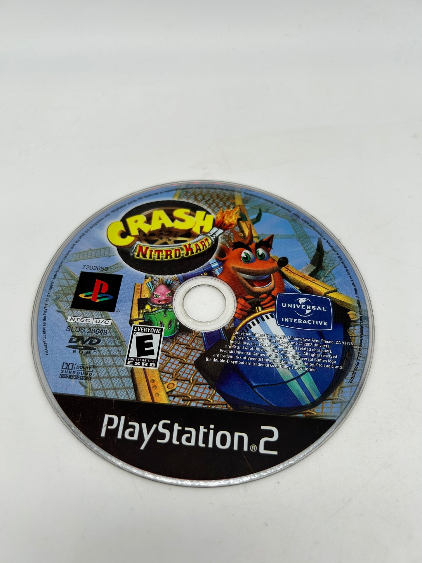 PiXEL-RETRO.COM : SONY PLAYSTATION 2 (PS2) COMPLET CIB BOX MANUAL GAME NTSC CRASH NITRO KART