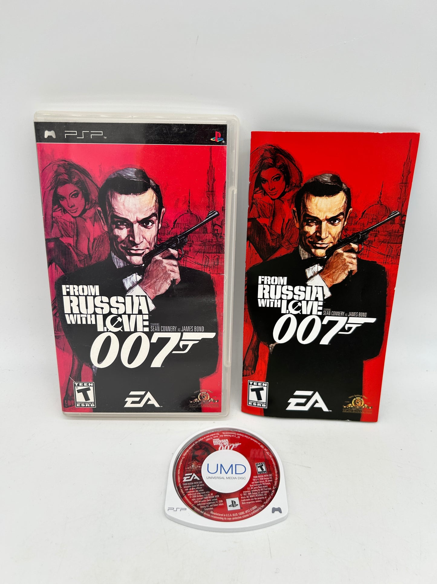 PiXEL-RETRO.COM : SONY PLAYSTATION PORTABLE (PSP) COMPLET CIB BOX MANUAL GAME NTSC 007 FROM RUSSIA WITH LOVE
