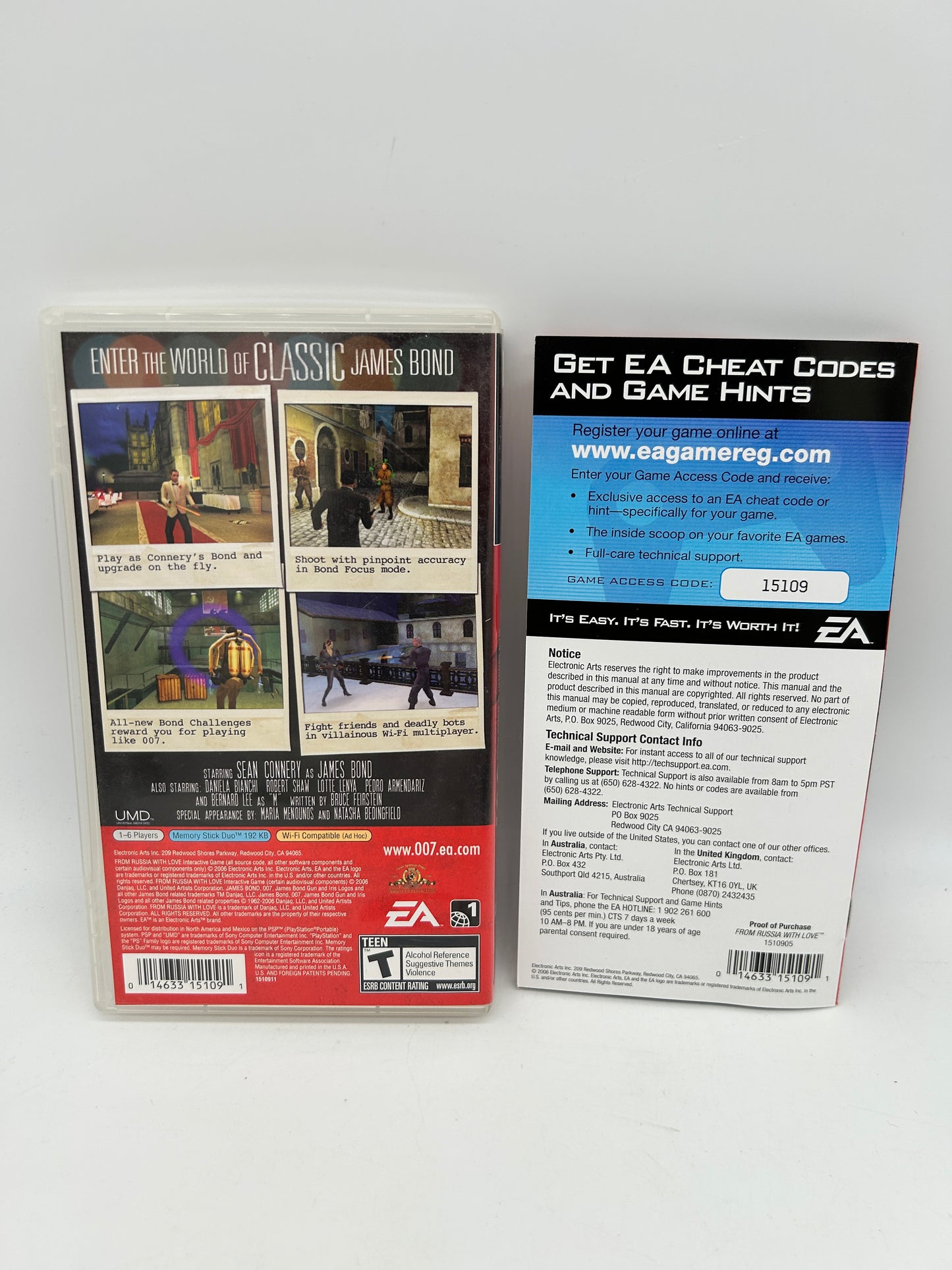 SONY PLAYSTATION PORTABLE [PSP] | 007 FROM RUSSIA WITH LOVE
