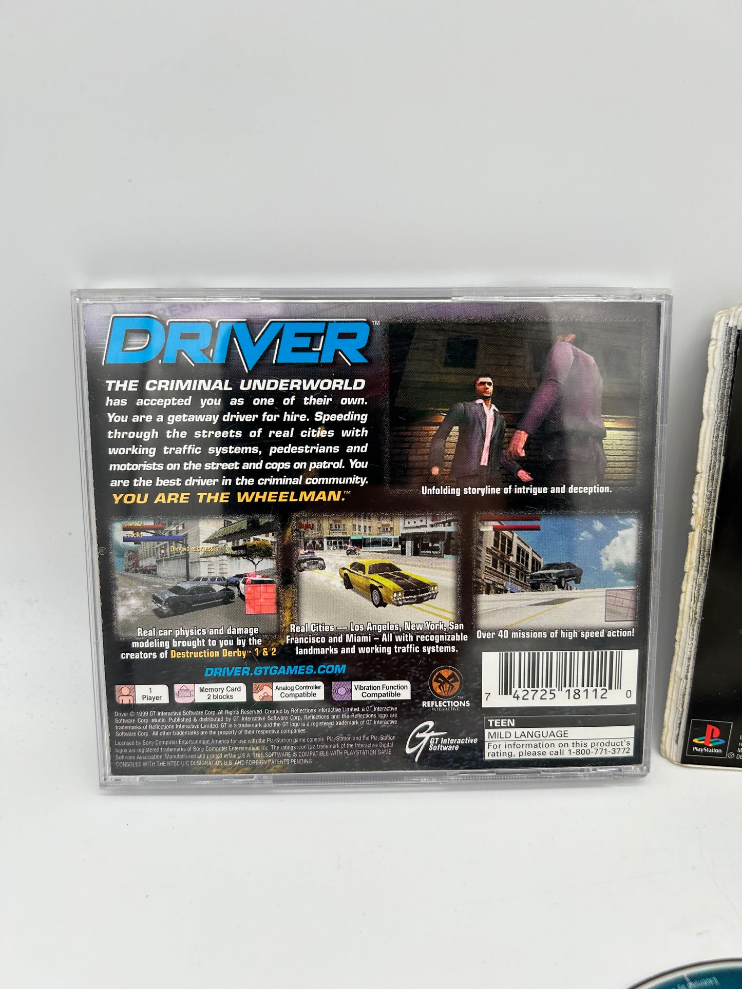 SONY PLAYSTATiON [PS1] | DRiVER YOU ARE THE WHEELMAN