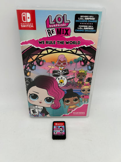 PiXEL-RETRO.COM : NINTENDO SWITCH COMPLETE IN BOX COMPLETE MANUAL GAME NTSC LOL L.O.L. SURPRISE REMIX WE RULE THE WORLD