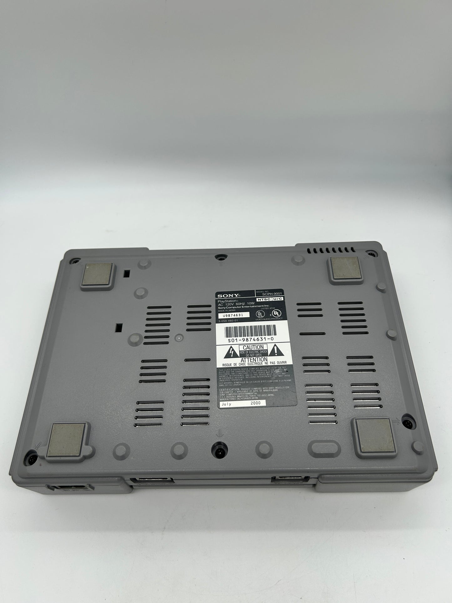 SONY PLAYSTATiON 1 [PS1] CONSOLE | ORiGiNALE GRiSE | SCPH-9001