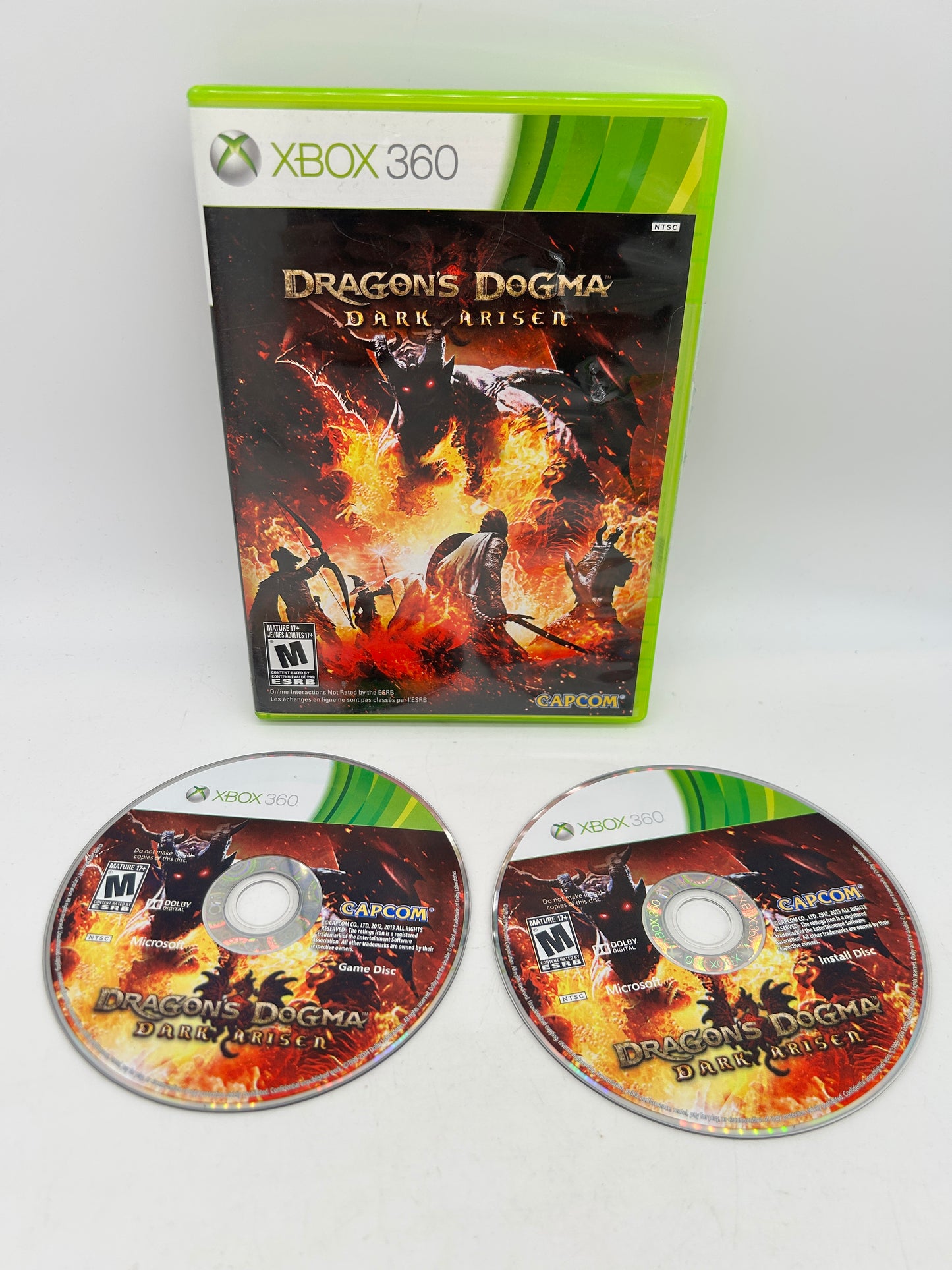 PiXEL-RETRO.COM : MICROSOFT XBOX 360 COMPLETE CIB BOX MANUAL GAME NTSC DRAGON'S DOGMA DARK ARISEN
