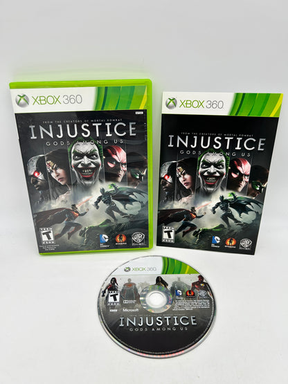 PiXEL-RETRO.COM : MICROSOFT XBOX 360 COMPLETE CIB BOX MANUAL GAME NTSC INJUSTICE GODS AMONG US