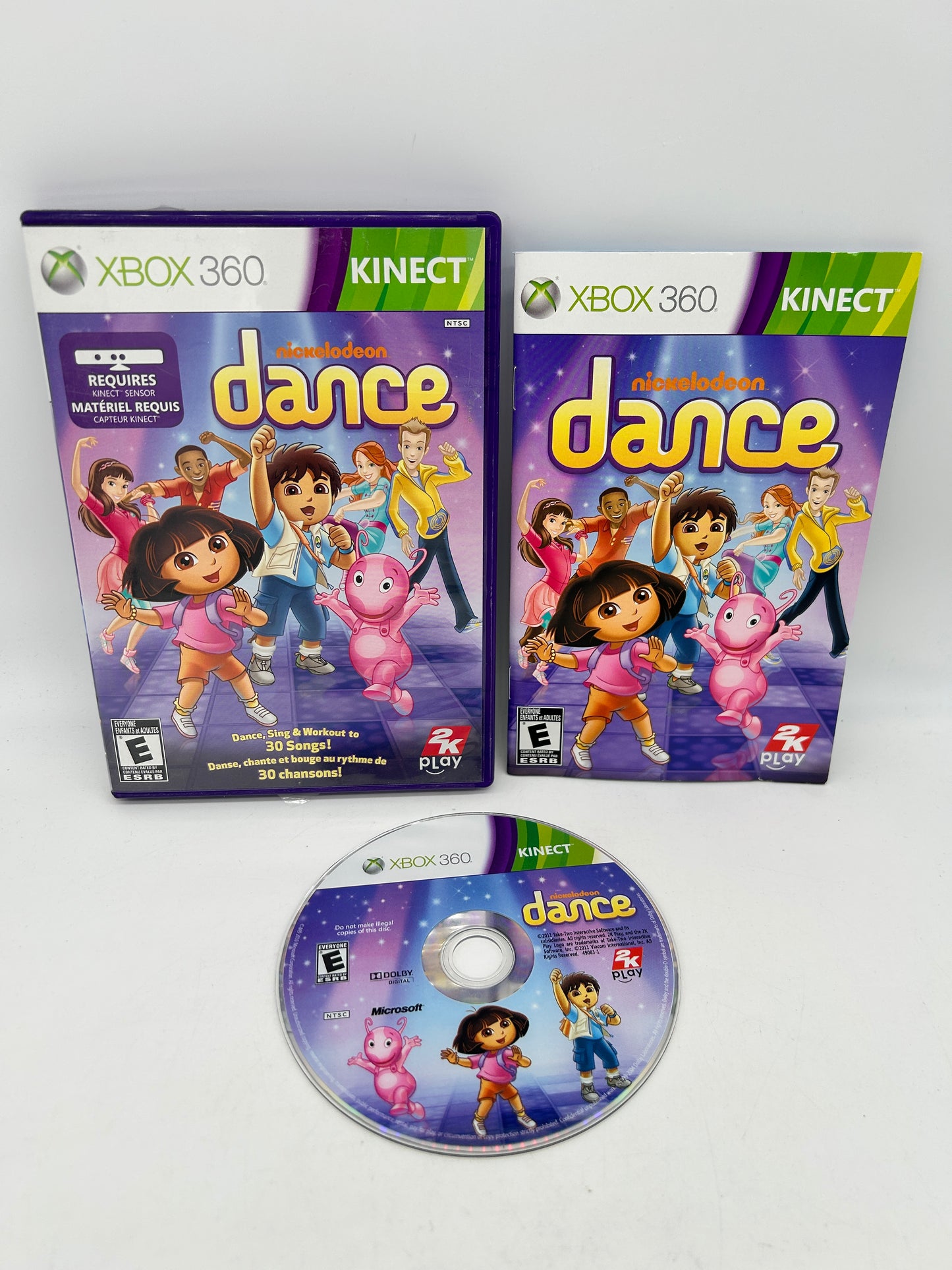PiXEL-RETRO.COM : MICROSOFT XBOX 360 COMPLETE CIB BOX MANUAL GAME NTSC NICKELODEON DANCE