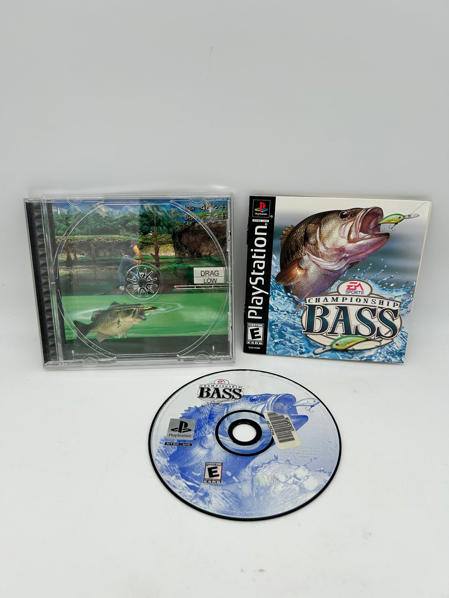 PiXEL-RETRO.COM : SONY PLAYSTATION (PS1) COMPLETE CIB BOX MANUAL GAME BASS CHAMPIONSHIP