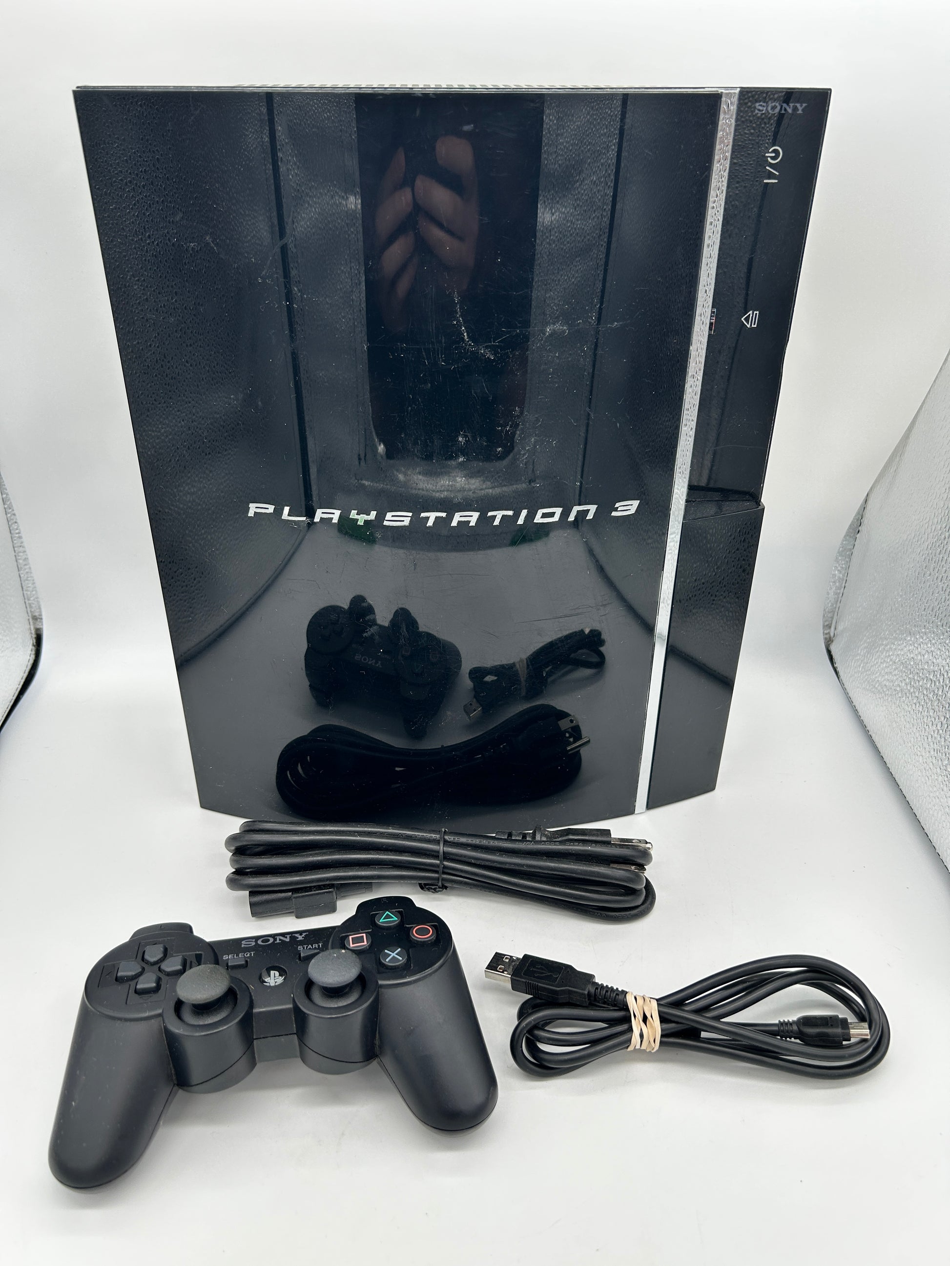 PiXEL-RETRO.COM : SONY PLAYSTATION 3 (PS3) ORIGINAL SYSTEM CONSOLE, CONTROLLER, POWER SUPPLY, NTSC 80GB CECHE01 PS2 COMPATIBILITY BACKWARD COMPATIBLE