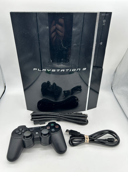PiXEL-RETRO.COM : SONY PLAYSTATION 3 (PS3) ORIGINAL SYSTEM CONSOLE, CONTROLLER, POWER SUPPLY, NTSC 80GB CECHE01 PS2 COMPATIBILITY BACKWARD COMPATIBLE