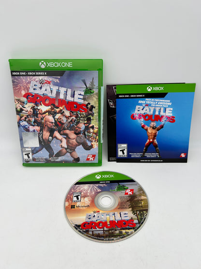 PiXEL-RETRO.COM : MICROSOFT XBOX ONE COMPLETE CIB BOX MANUAL GAME NTSC WWE 2K BATTLEGROUNDS