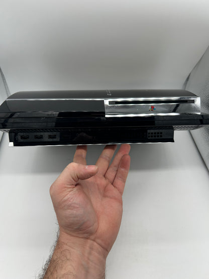 SONY PLAYSTATiON 3 [PS3] CONSOLE | ORiGiNALE BLACK 80GB (FAT BLACK) | BACKWARDS COMPATiBLE PS1 PS2 BACKWARDS COMPATiBLE | CECHE01