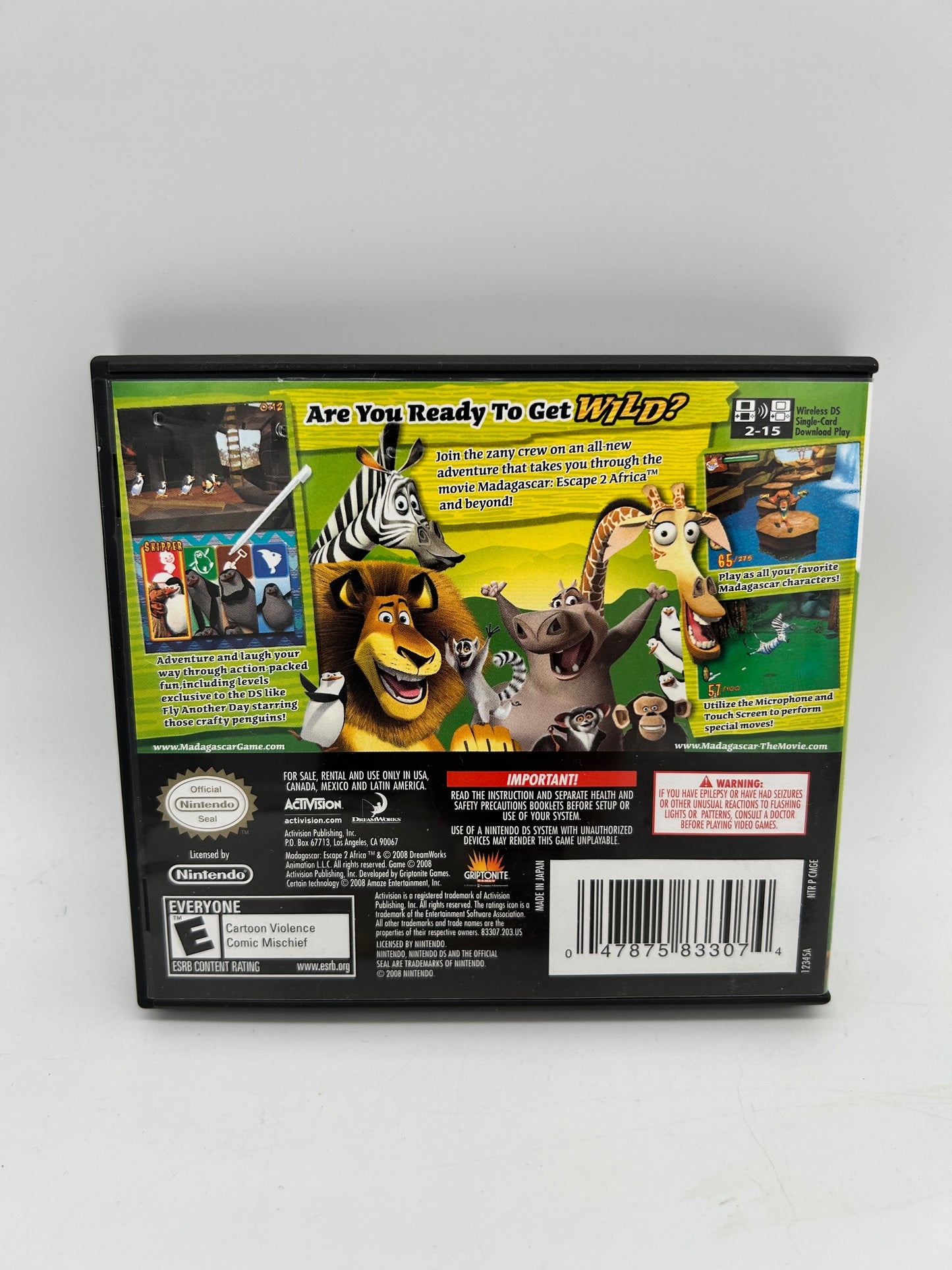 NiNTENDO DS | MADAGASCAR ESCAPE 2 AFRiCA