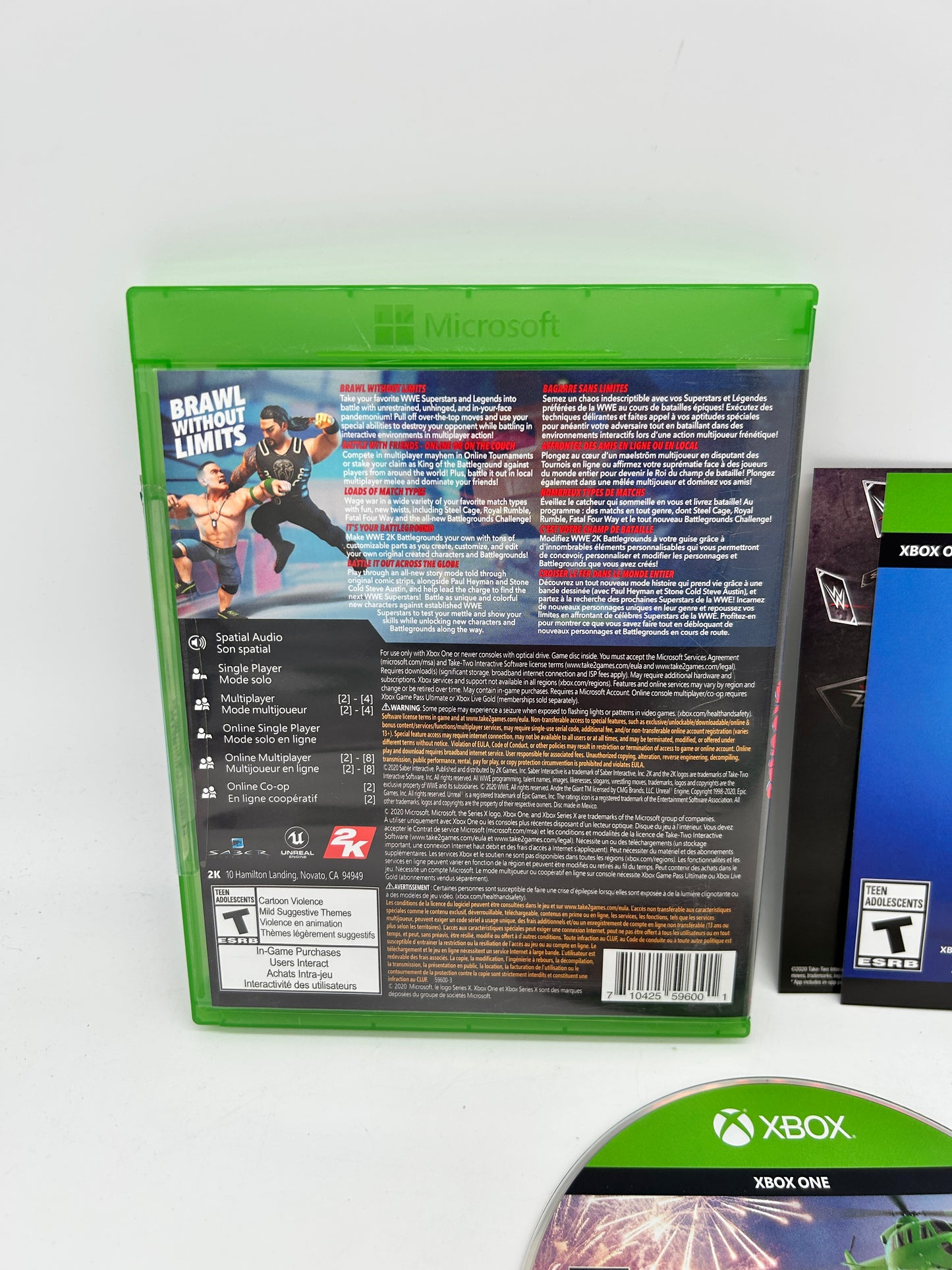 MiCROSOFT XBOX ONE | WWE 2K BATTLEGROUNDS