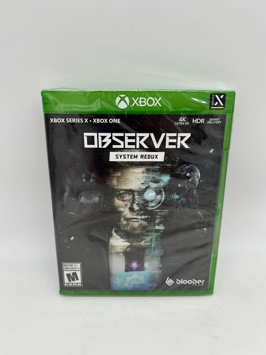 PiXEL-RETRO.COM : MICROSOFT XBOX SERIES X ONE CIB COMPLETE IN BOX MANUAL GAME NTSC OBSERVER SYSTEM REDUX