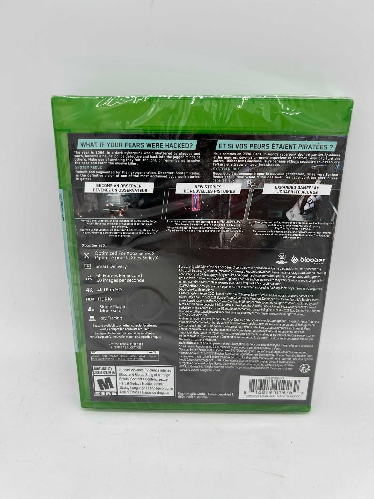 MiCROSOFT XBOX ONE & SERiES X | OBSERVER SYSTEM REDUX