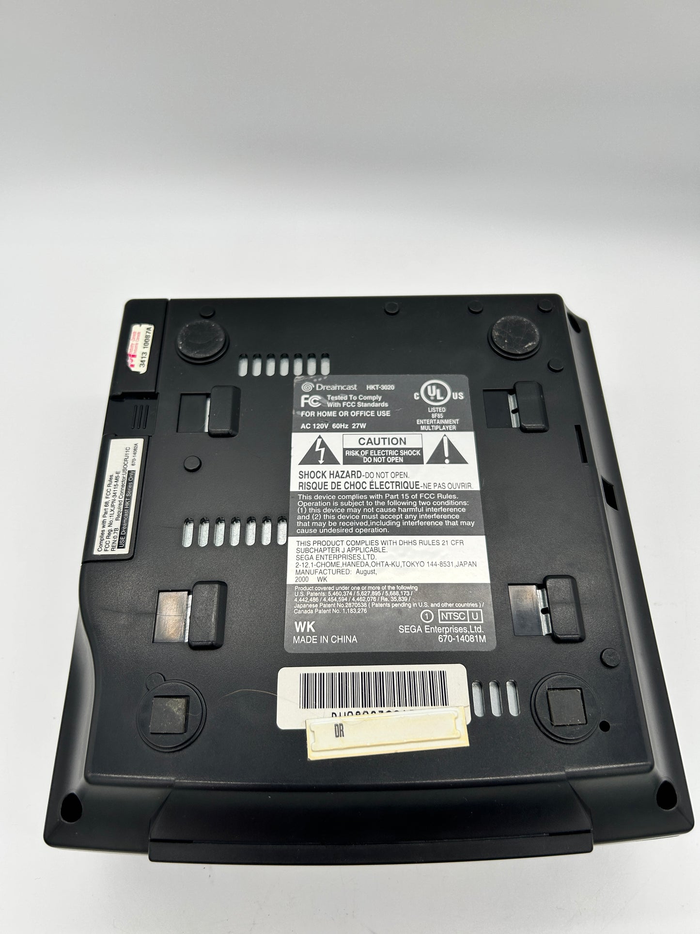 SEGA DREAMCAST CONSOLE | BLACK MODEL SPORTS HKT-3020