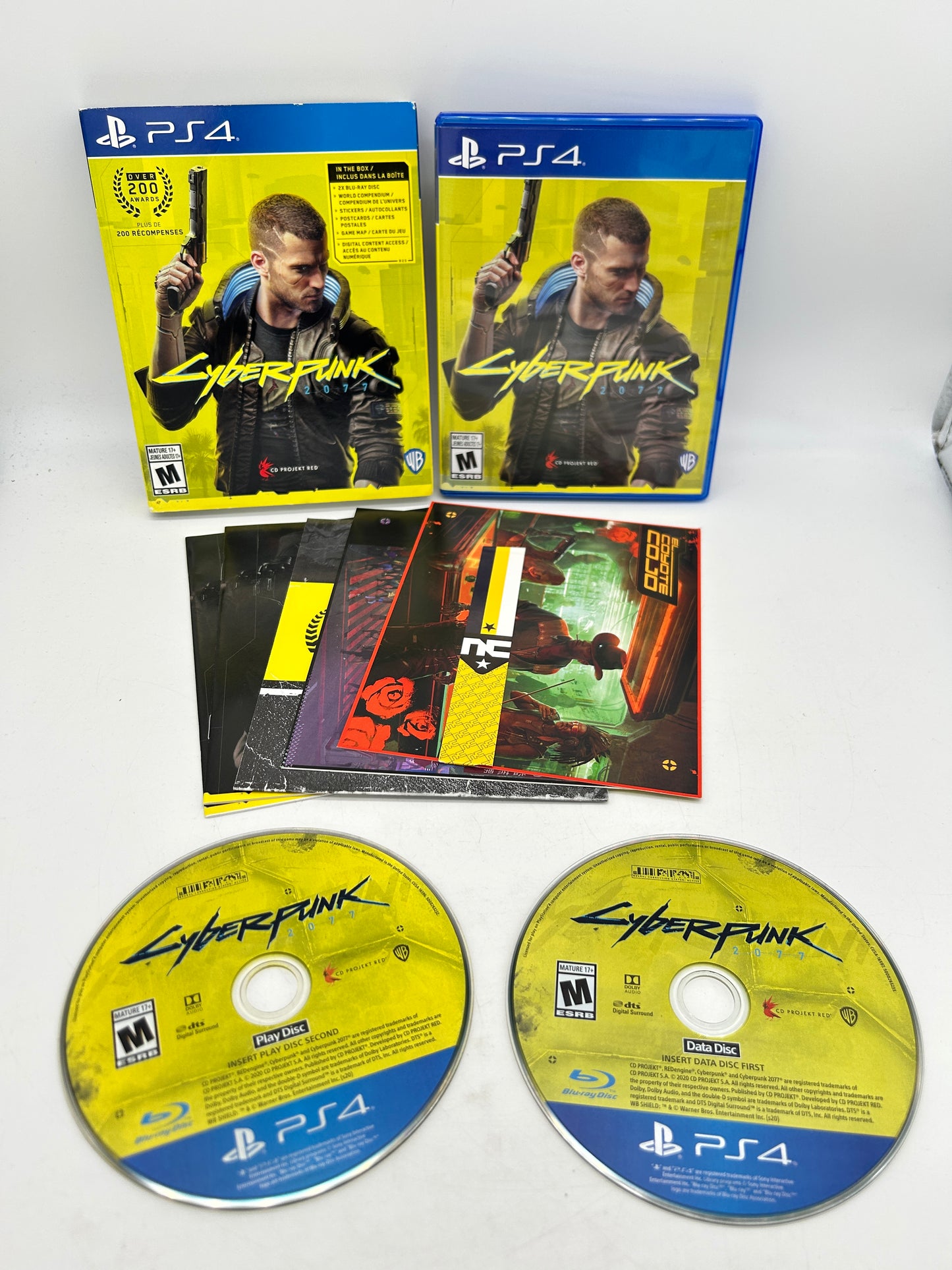 PiXEL-RETRO.COM : SONY PLAYSTATION 4 (PS4) COMPLETE CIB BOX MANUAL GAME NTSC CYBERPUNK 2077
