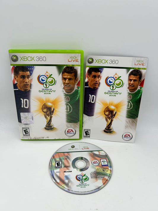 PiXEL-RETRO.COM : MICROSOFT XBOX 360 COMPLETE CIB BOX MANUAL GAME NTSC FIFA WORLD CUP GERMANY 2006