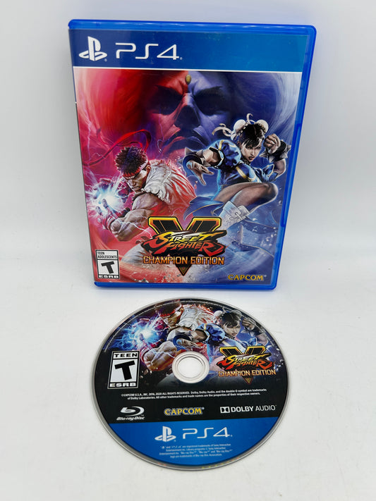 PiXEL-RETRO.COM : SONY PLAYSTATION 4 (PS4) COMPLETE CIB BOX MANUAL GAME NTSC STREET FIGHTERS V CHAMPION EDITION
