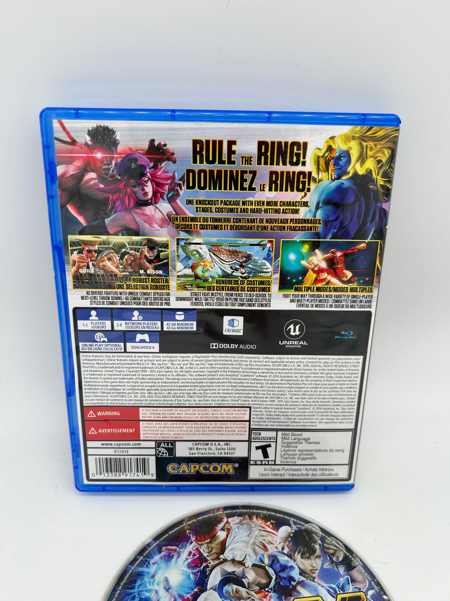 SONY PLAYSTATiON 4 [PS4] | STREET FiGHTERS V | CHAMPiON EDiTiON