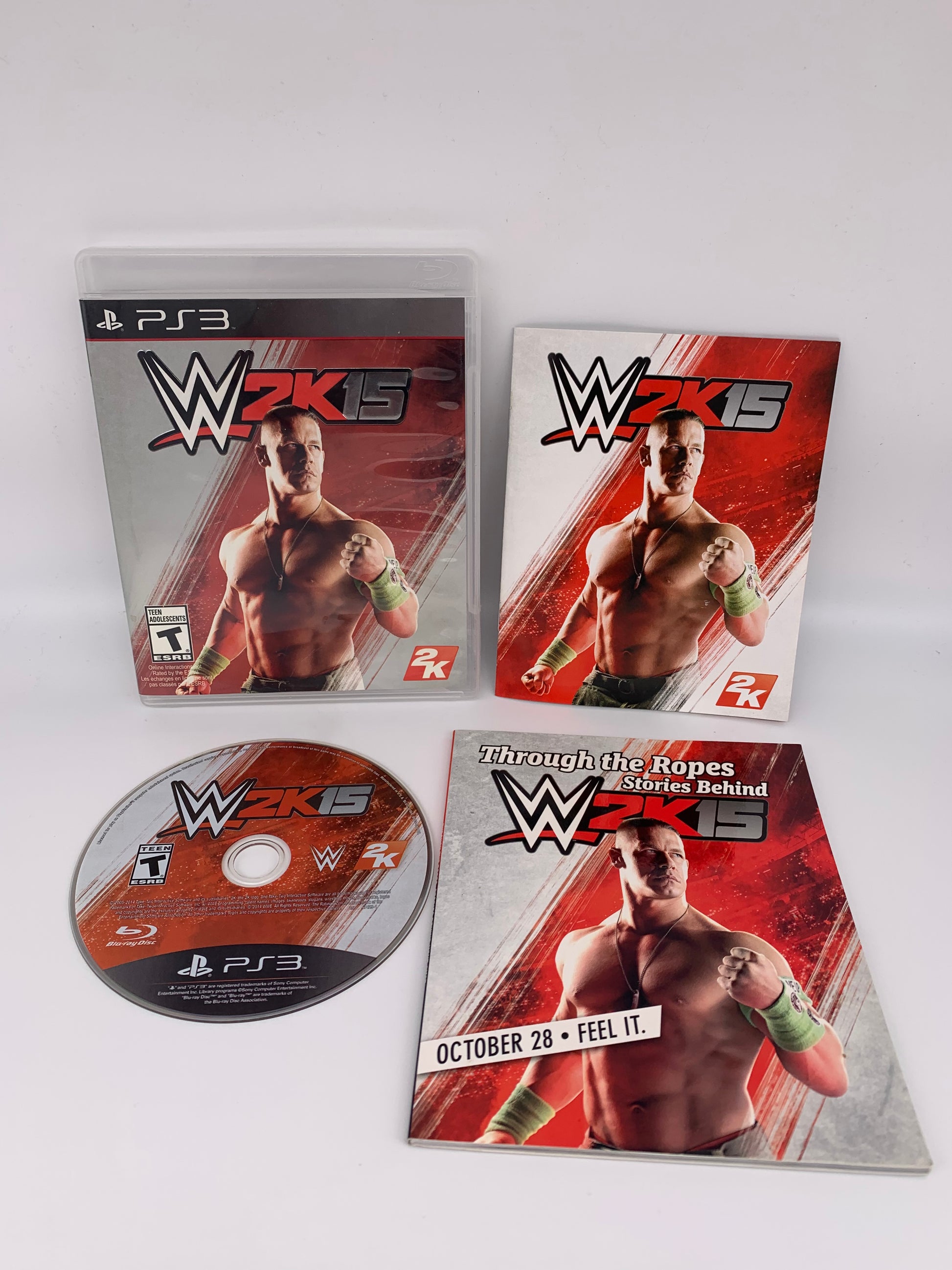 PiXEL-RETRO.COM : SONY PLAYSTATION 3 (PS3) COMPLET CIB BOX MANUAL GAME NTSC WWE 2K15