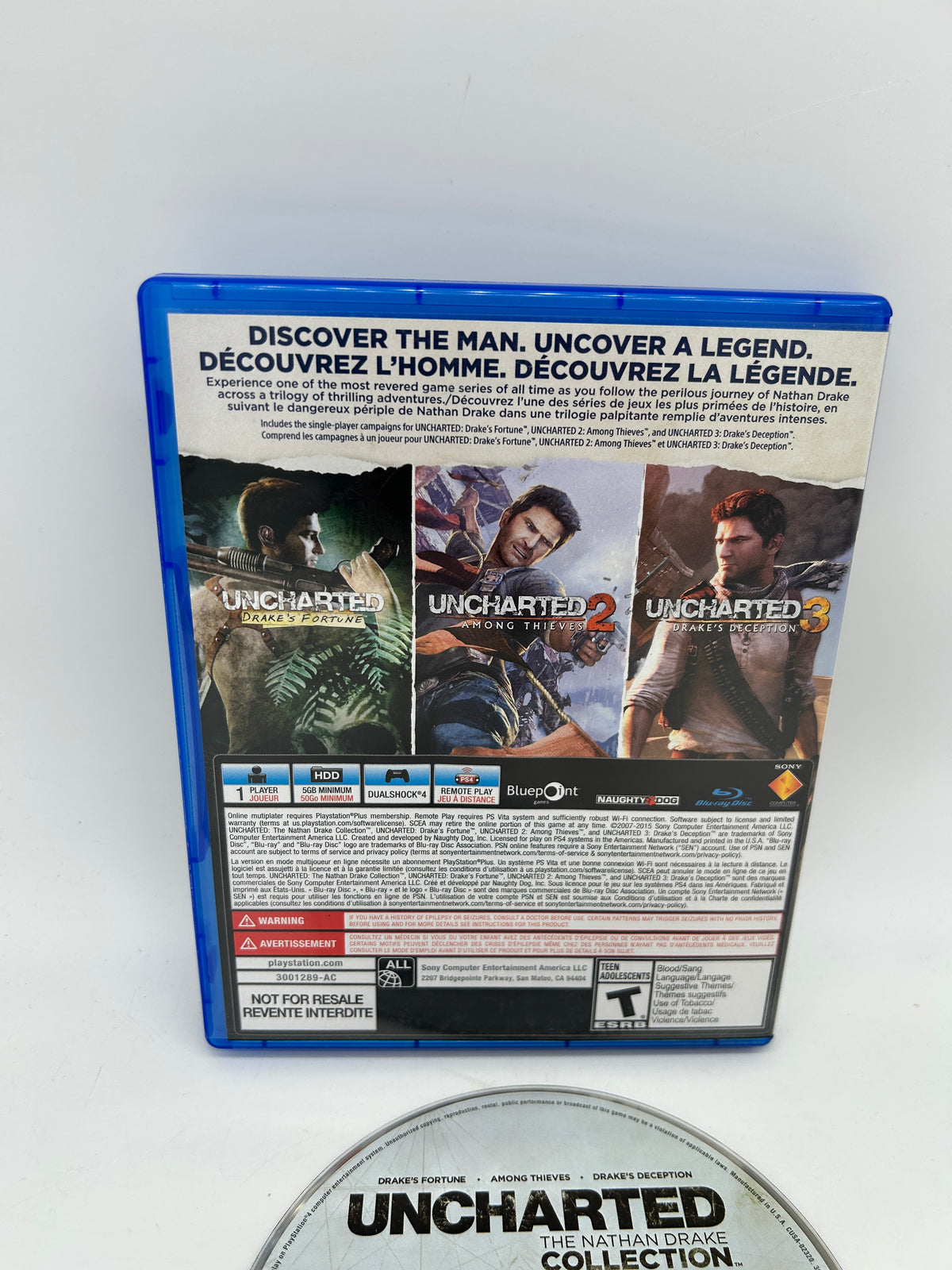 SONY PLAYSTATiON 4 [PS4] | UNCHARTED THE NATHAN DRAKE COLLECTiON