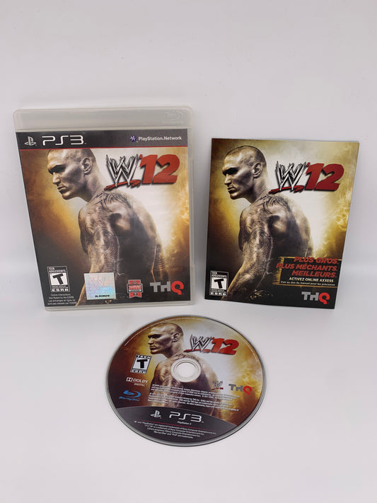 PiXEL-RETRO.COM : SONY PLAYSTATION 3 (PS3) COMPLET CIB BOX MANUAL GAME NTSC WWE 12