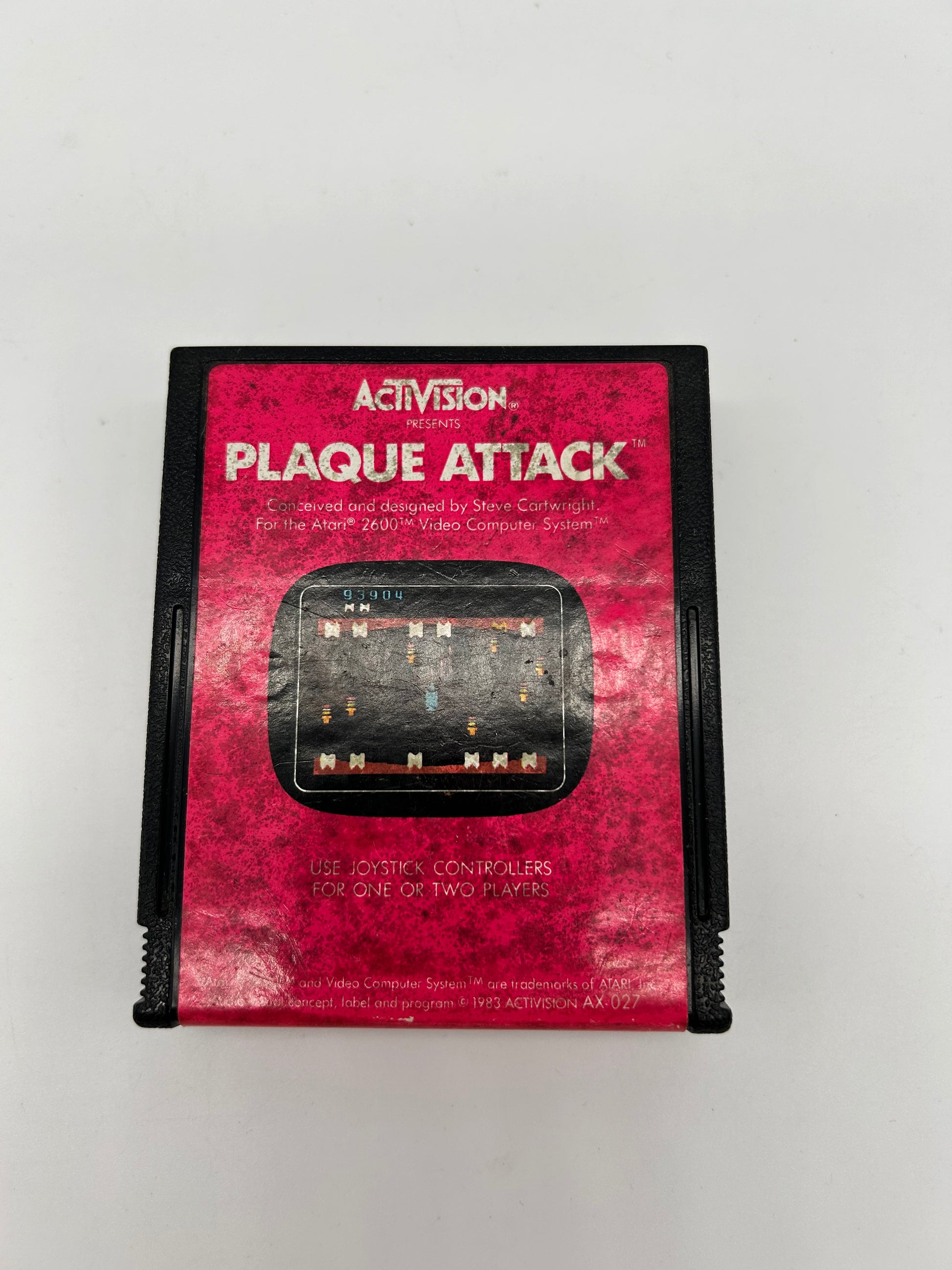 PiXEL-RETRO.COM : ATARI 2600 GAME NTSC PLAQUE ATTACK