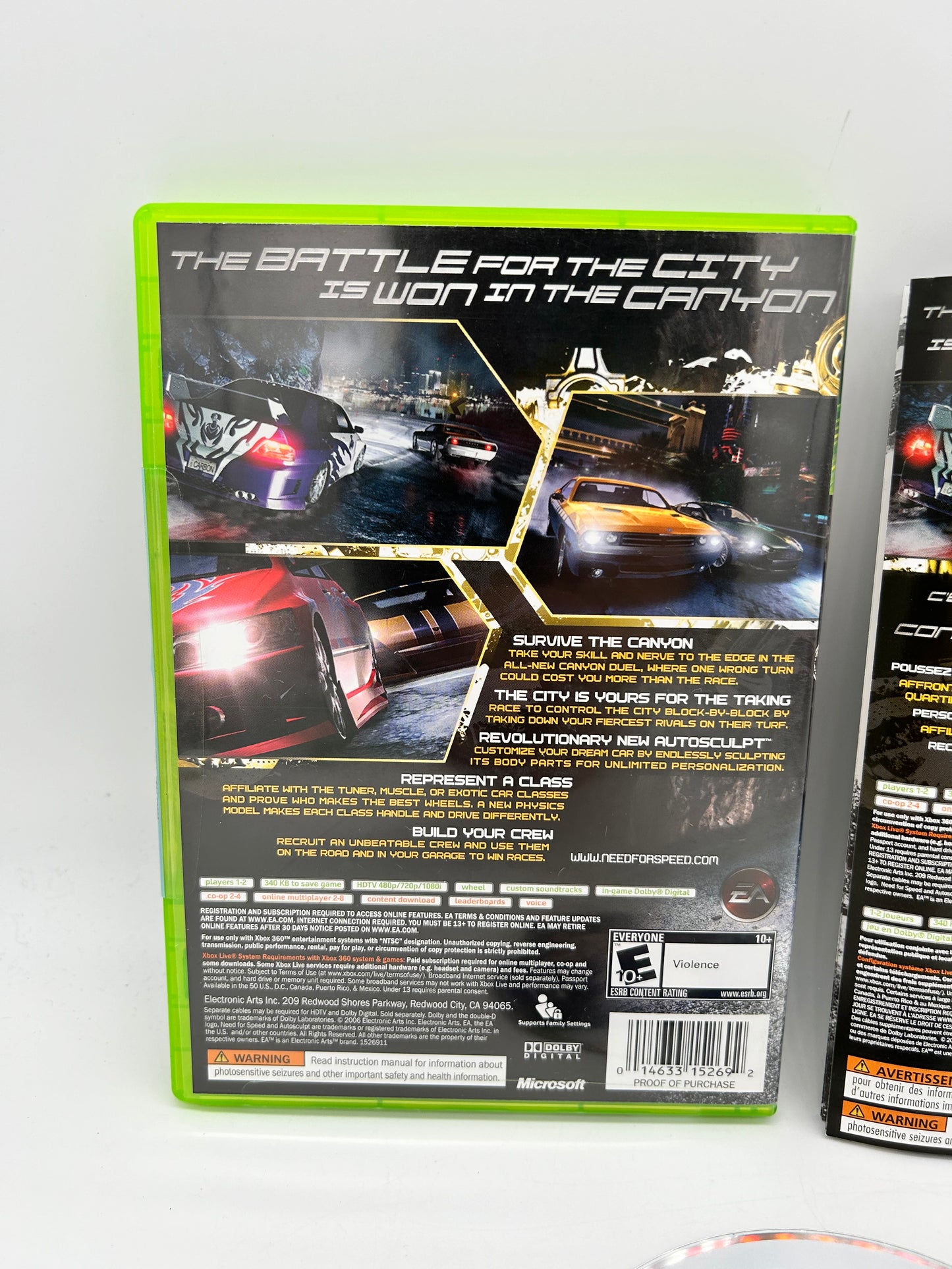 Microsoft XBOX 360 | NEED FOR SPEED CARBON