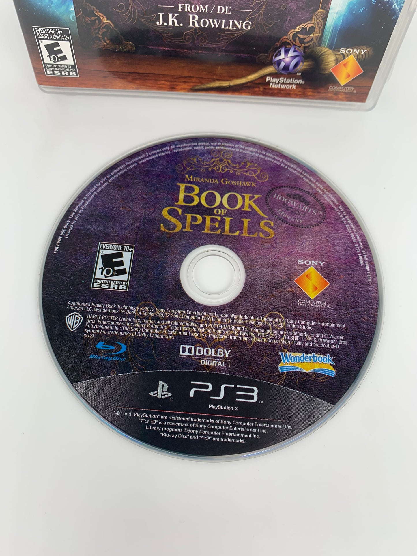 SONY PLAYSTATiON 3 [PS3] | WONDERBOOK BOOK OF SPELLS | NOT FOR RESALE