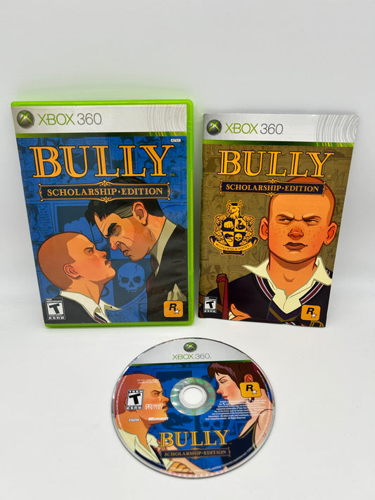 PiXEL-RETRO.COM : MICROSOFT XBOX 360 COMPLETE CIB BOX MANUAL GAME NTSC BULLY SCHOLARSHIP EDITION