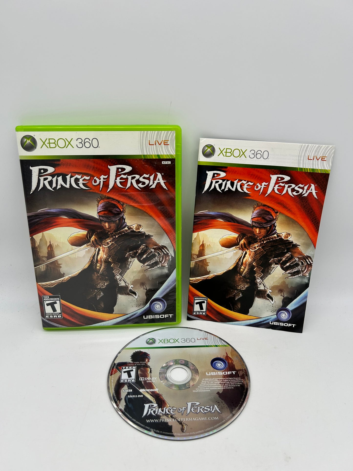 PiXEL-RETRO.COM : MICROSOFT XBOX 360 COMPLETE CIB BOX MANUAL GAME NTSC PRINCE OF PERSIA