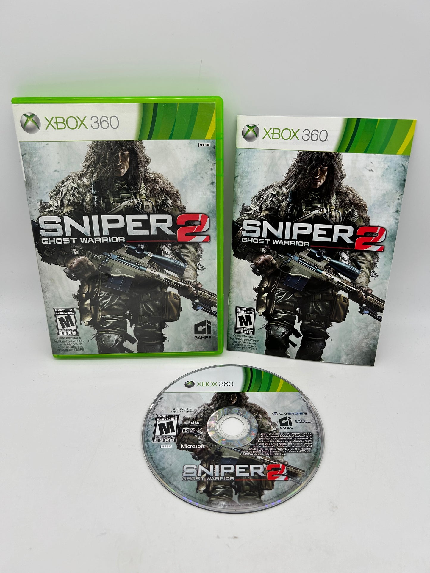 PiXEL-RETRO.COM : MICROSOFT XBOX 360 COMPLETE CIB BOX MANUAL GAME NTSC SNIPER GHOST WARRIOR 2