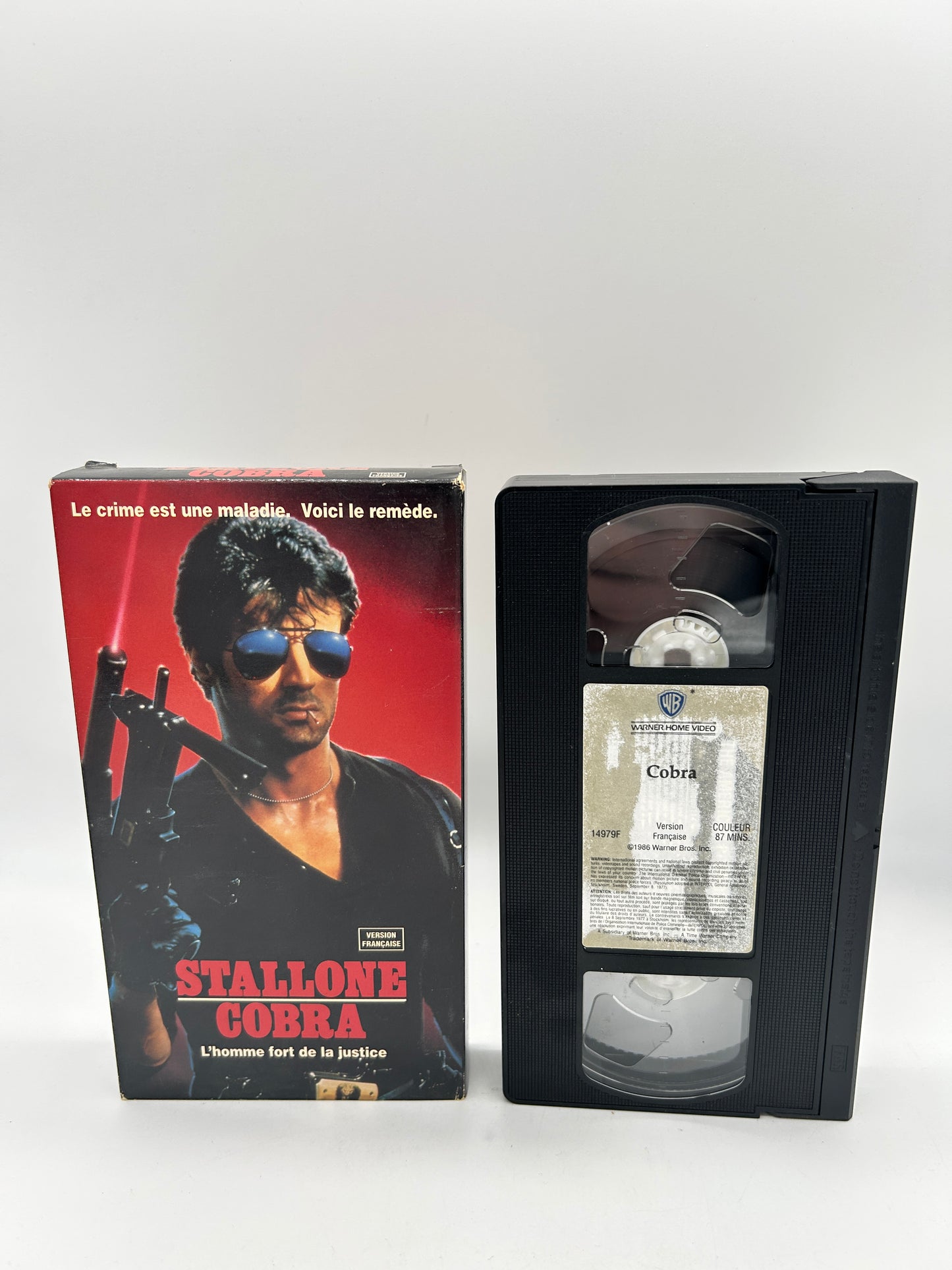 FiLM VHS FRANCAiS | COBRA L'HOMME FORT DE LA JUSTiCE