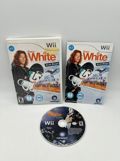 PiXEL-RETRO.COM : NINTENDO WII COMPLET CIB BOX MANUAL GAME NTSC SHAUN WHITE SNOWBOARDING WORLD STAGE
