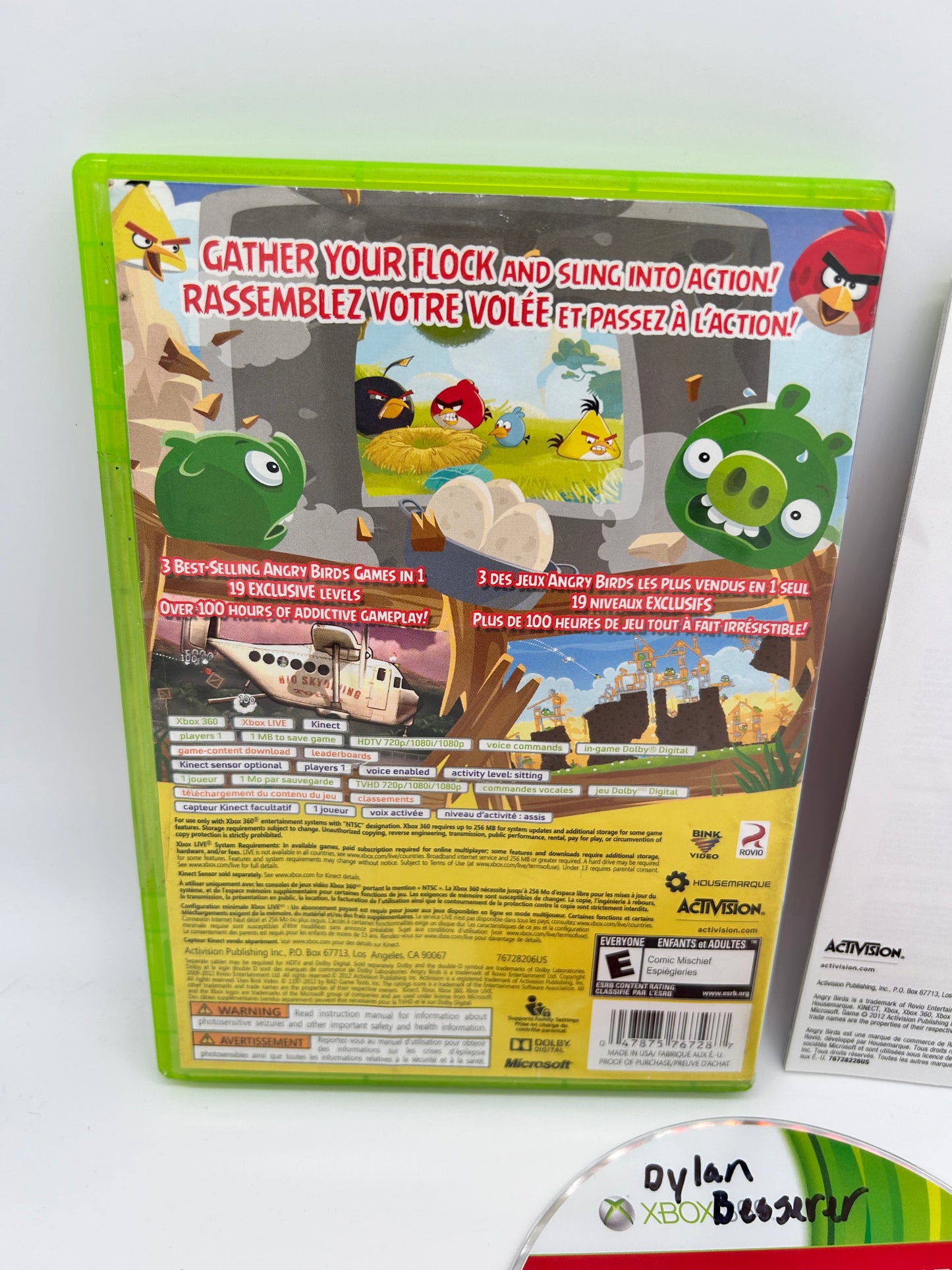 MiCROSOFT XBOX 360 | ANGRY BiRDS TRiLOGY