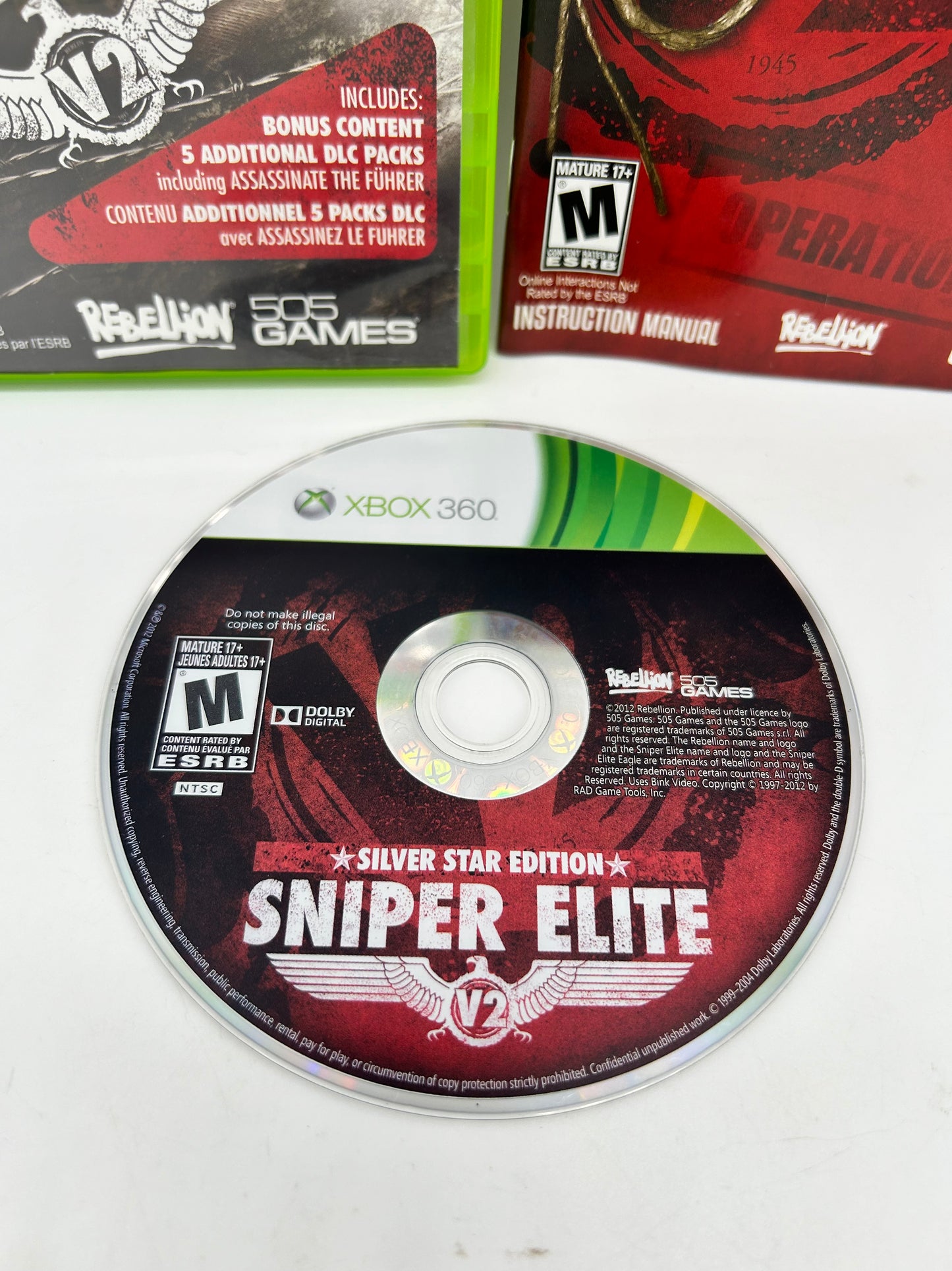 MiCROSOFT XBOX 360 | SNiPER ELiTE V2 | SiLVER EDiTiON