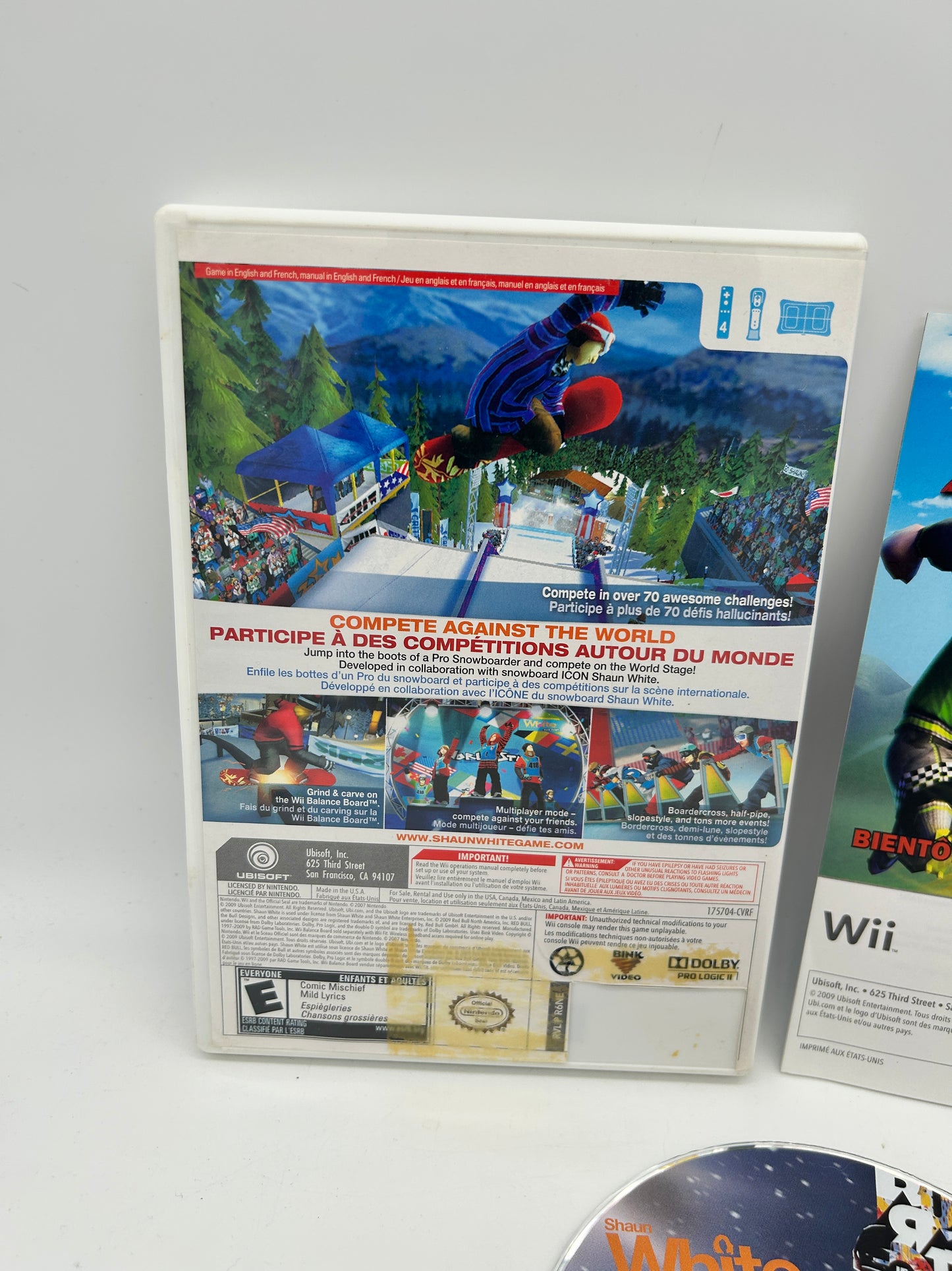 NiNTENDO Wii | SHAUN WHiTE SNOWBOARDiNG WORLD STAGE