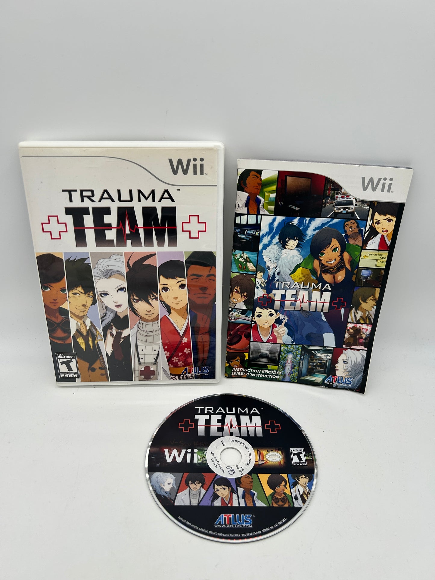 PiXEL-RETRO.COM : NINTENDO WII COMPLET CIB BOX MANUAL GAME NTSC TRAUMA TEAM