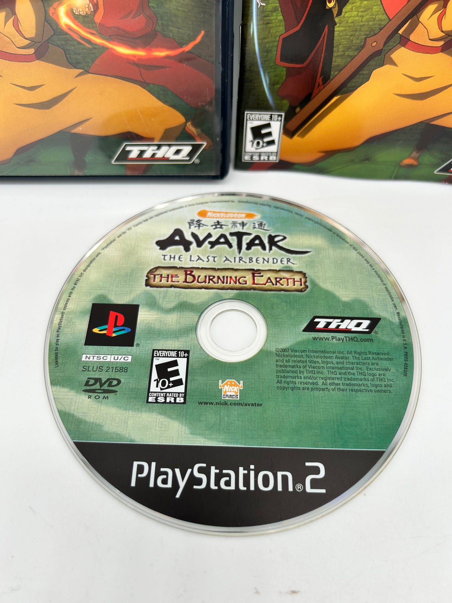 SONY PLAYSTATiON 2 [PS2] | AVATAR THE LAST AiRBENDER THE BURNiNG EARTH