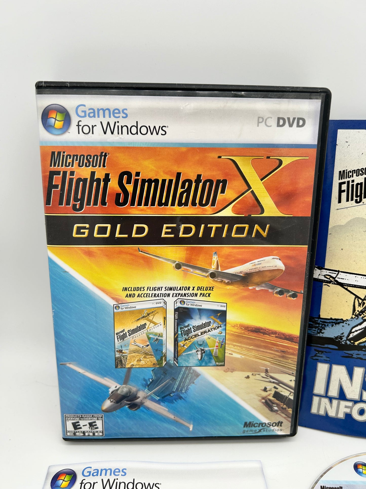 PC ORDiNATEUR | MiCROSOFT FLiGHT SiMULATOR X | GOLD EDiTiON