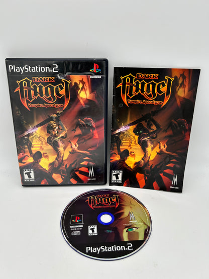 PiXEL-RETRO.COM : SONY PLAYSTATION 2 (PS2) COMPLET CIB BOX MANUAL GAME NTSC DARK ANGEL VAMPIRE APOCALYPSE